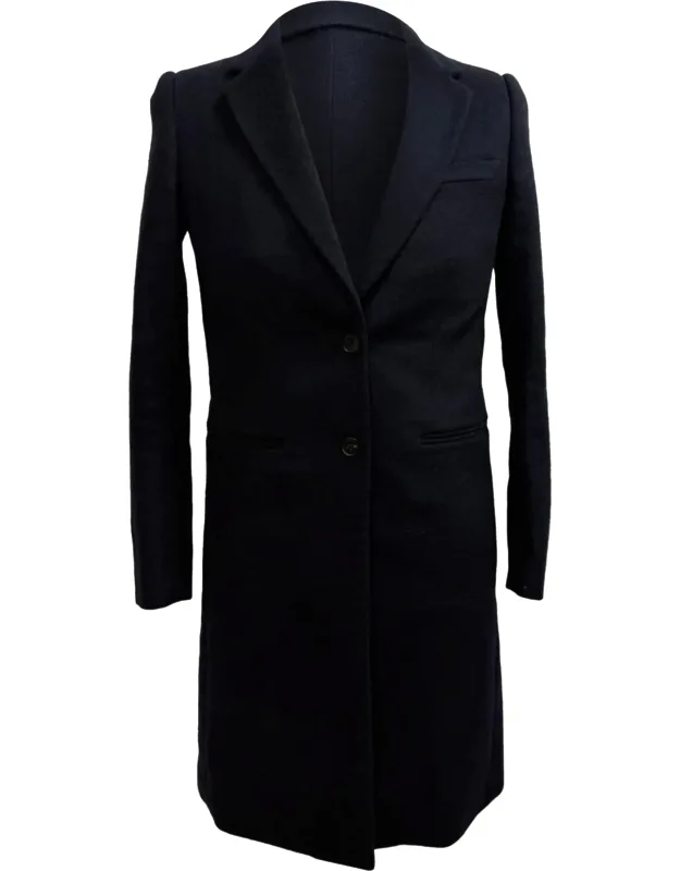 Single-breasted Coat With Pockets