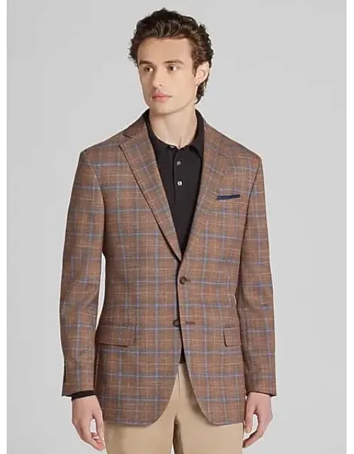 Big & Tall Modern Fit Plaid Sport Coat