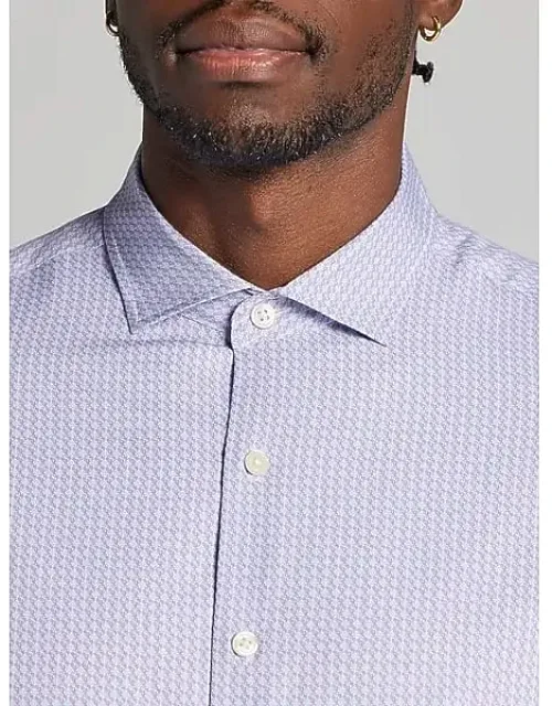 Modern Fit Micro Geo 4-way Stretch Button Up Shirt