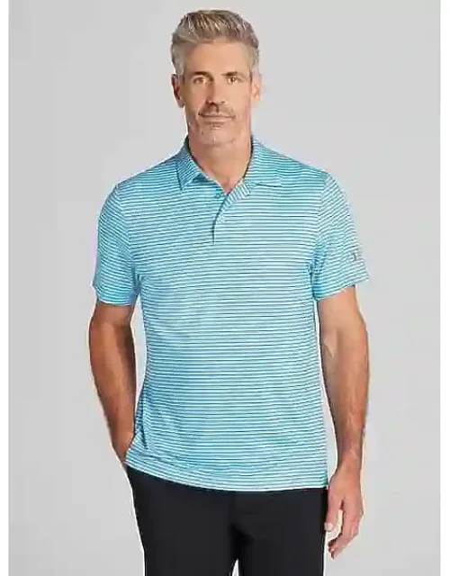 Feeder Stripe Short Sleeve Golf Polo Swim Cap