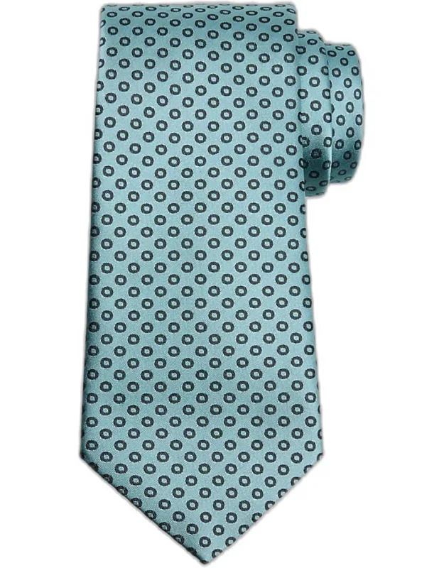 Micro-circle Silk Tie