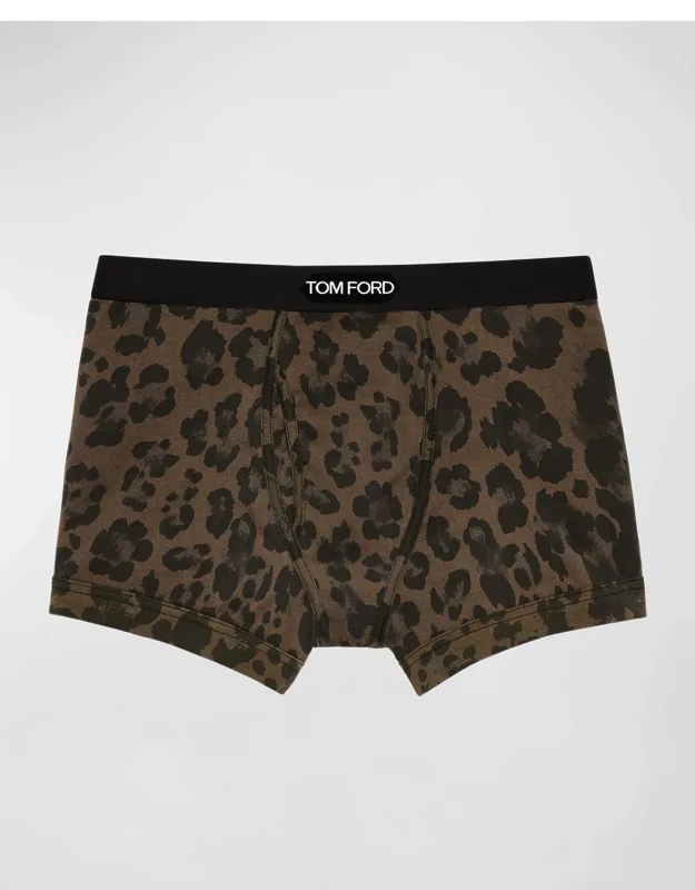 Leopard-print Boxer Briefs