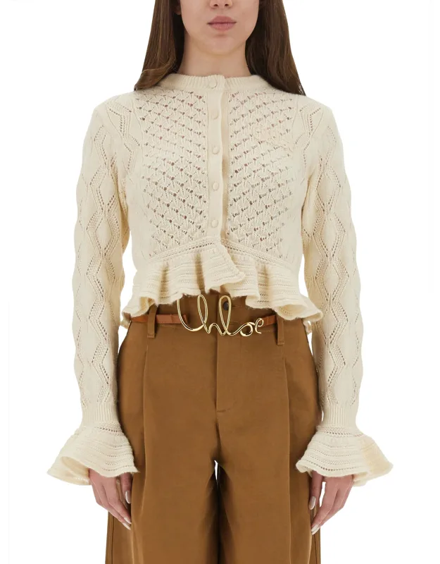 Crochet Knit Cardigan