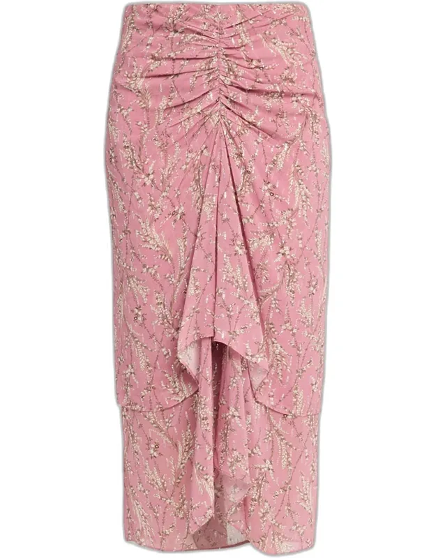 Floral Chiffon Skirt