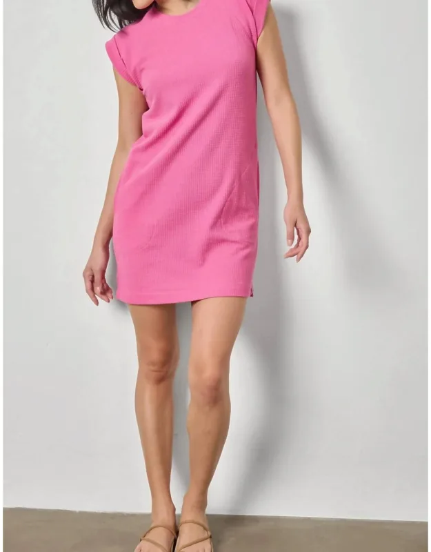 Saddle Sleeve Shift Dress