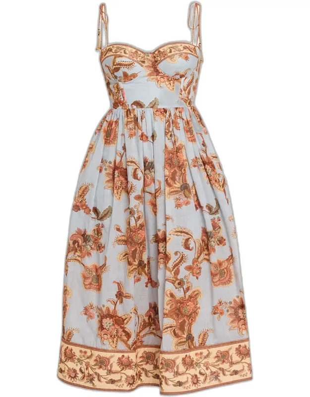 Corset Midi Dress
