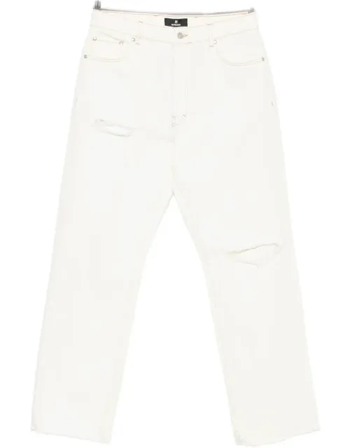 Heaton Distressed Straight-leg Jeans