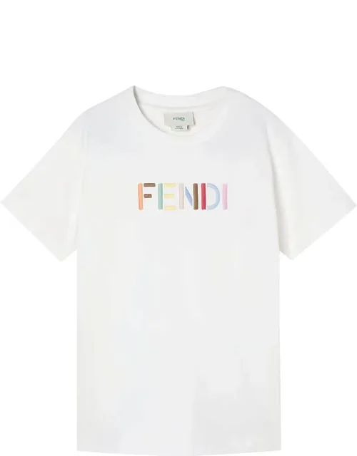 Embroidered Logo-patch T-shirt