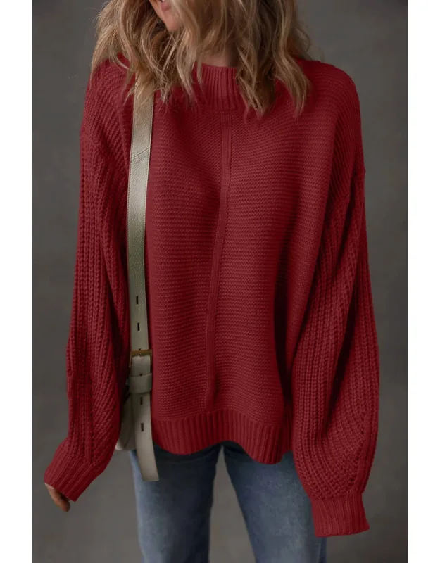 Dahlia Front Seam Detail Sweater