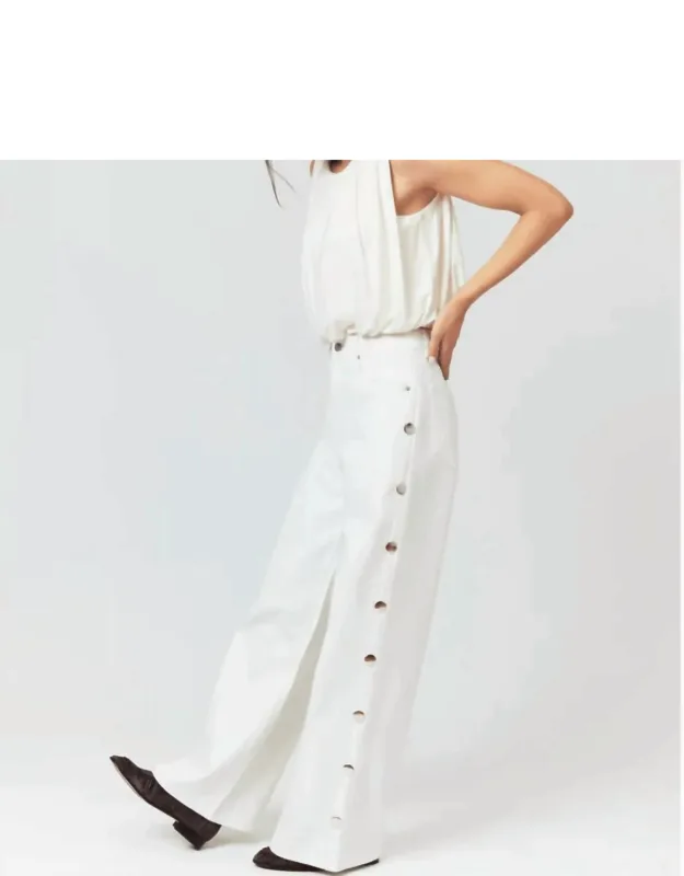 Gemma Studded Wide Leg Slouch Pants