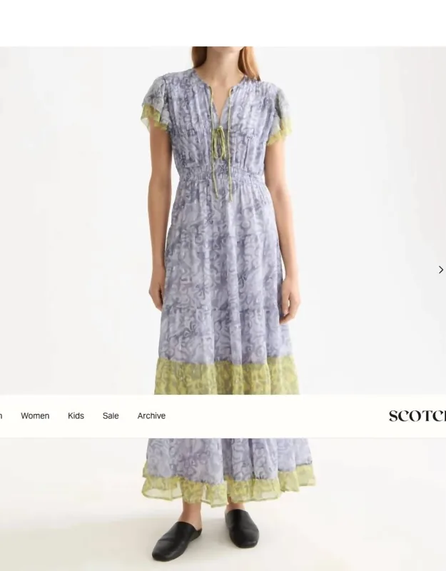 Gathered Maxi Dress