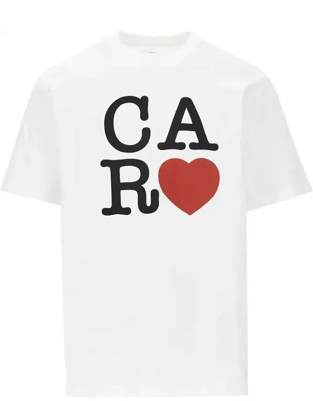 'car Heart' Print T-shirt