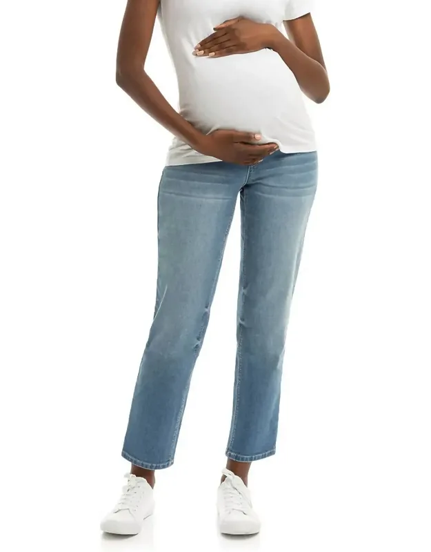 Maternity Straight With Bellyband Jeans