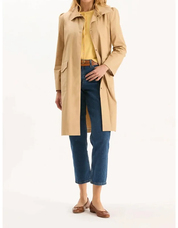 Water Repellent Trench Coat