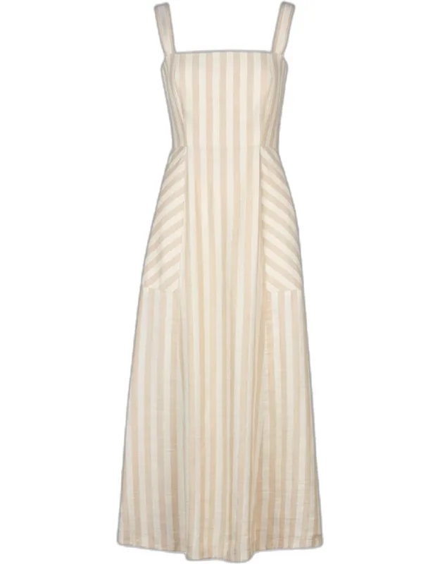 Picnic Striped Maxi Dress