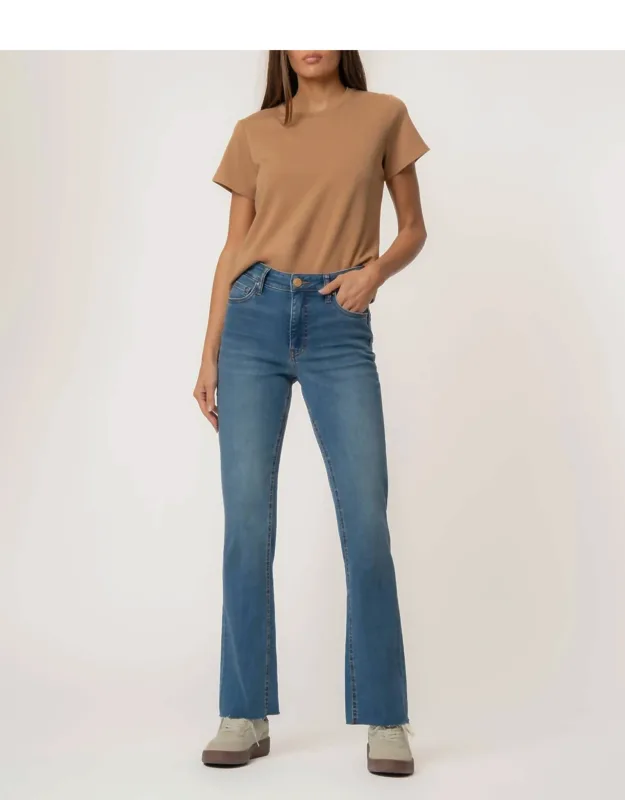 High Rise Kick Flare Jeans