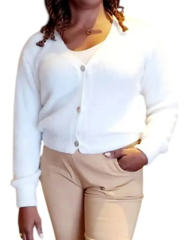 Winter Cloud Soft Mohair Cardigan