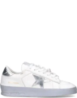 Stardan Distressed Silver Accent Sneakers