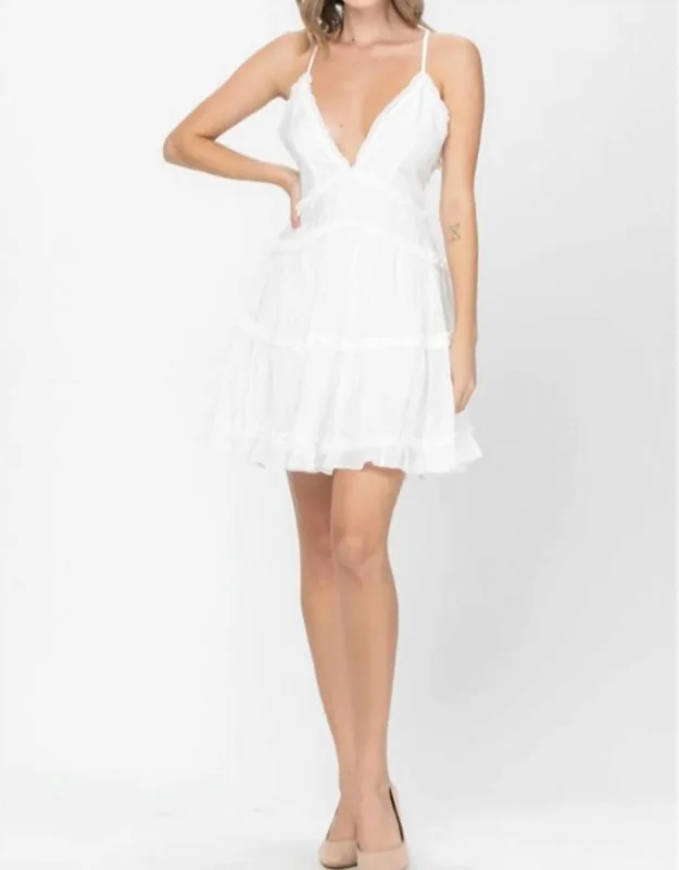 Ruffle Mini Dress
