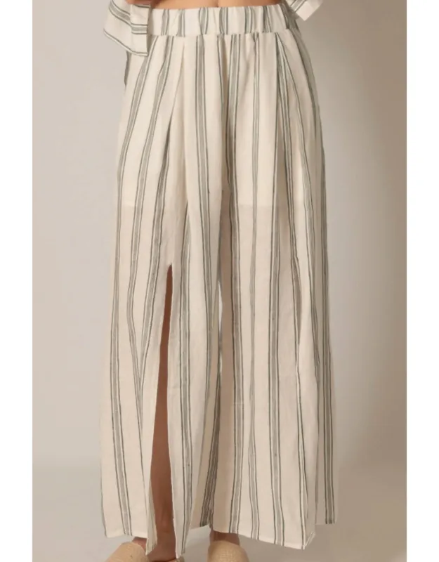 Linen Wide Leg Pants
