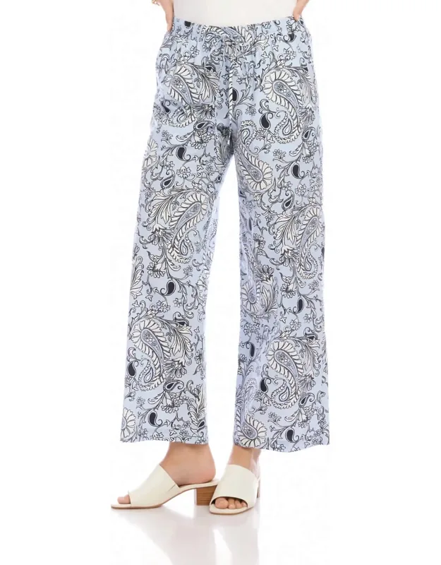 Drawstring Cropped Pants