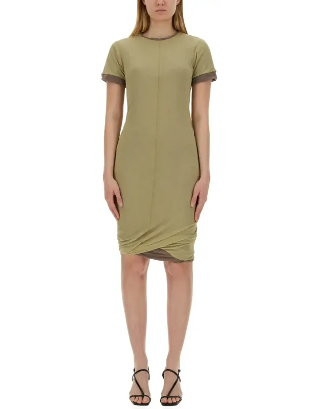 Layered Hem Mini Dress