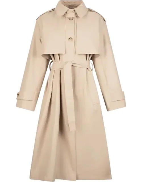Cotton Gabardine Trench Coat