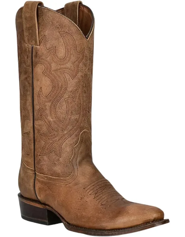Embroidery Round Toe Boots