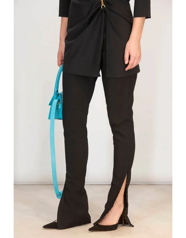 Pre-loved Trousers With Slit Ankle And Hook & Eye