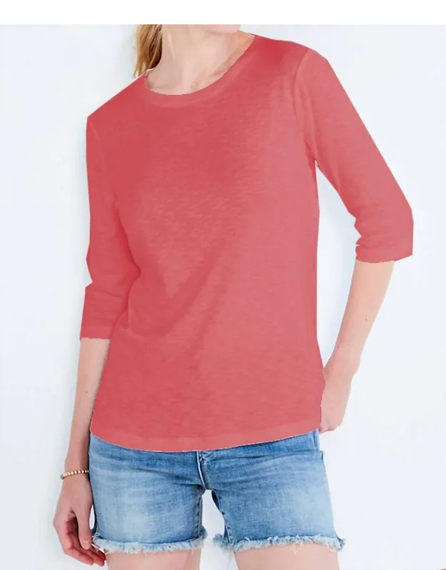 3/4 Sleeve Boat Tee