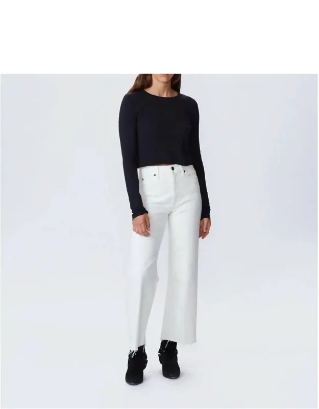 Denim Crop Pants