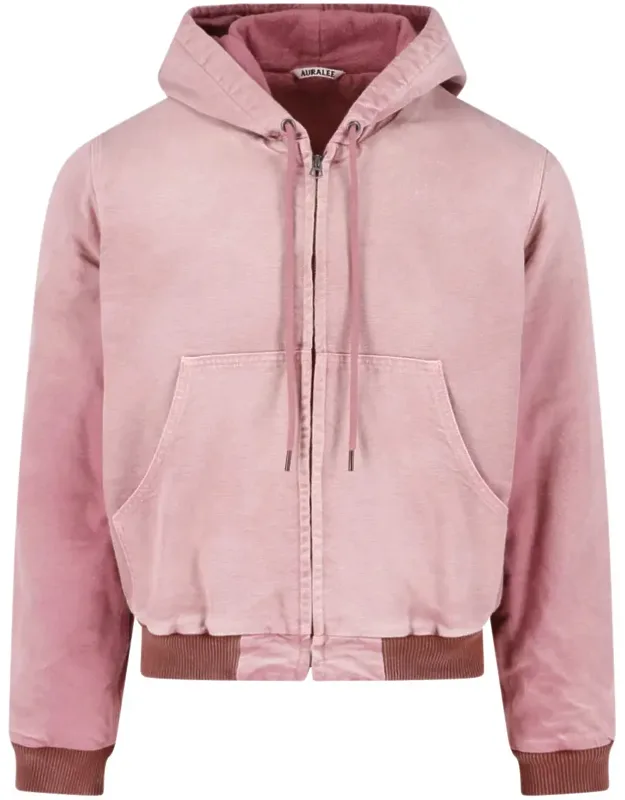 Cropped Hooded Fleece Lined Jacket
