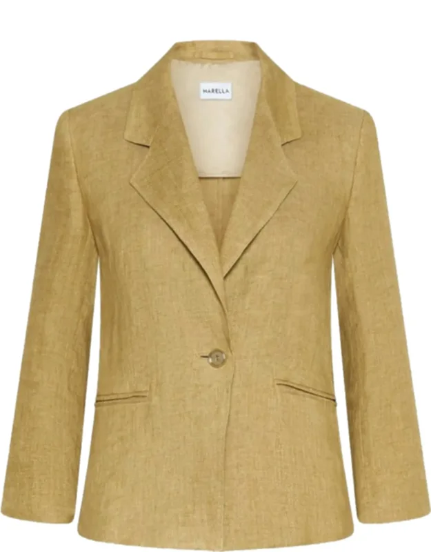 Tailored Linen Blazer