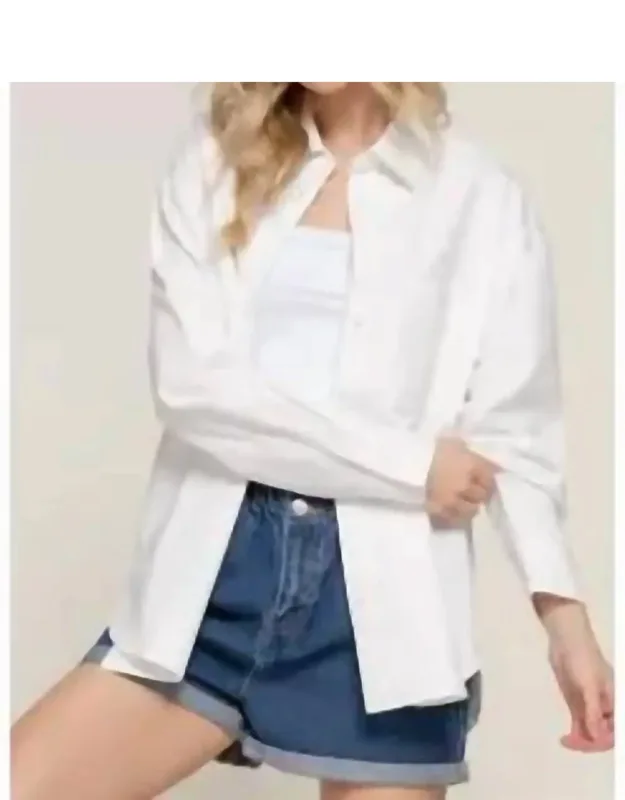 Loose Fit Brushed Twill Shirt