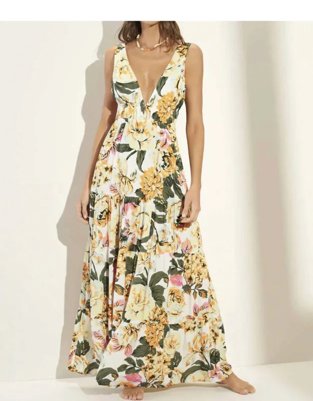 Spring Garden Long Dress