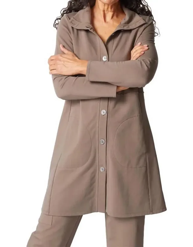 French Terry Car Coat