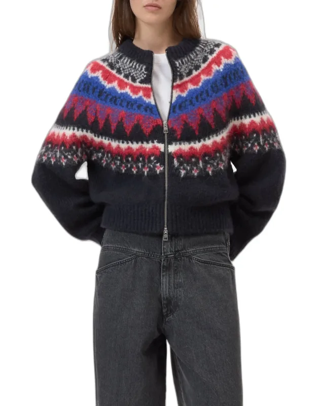 Jacquard Cardigan