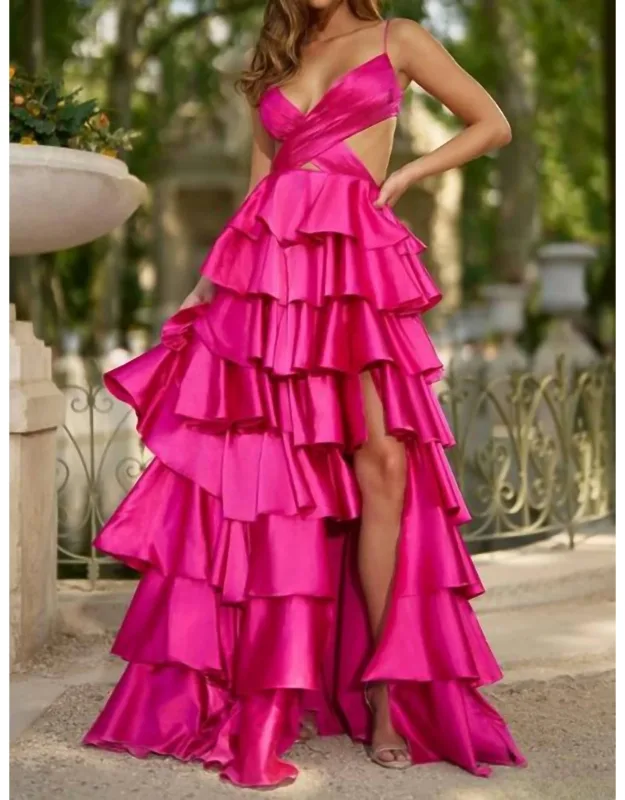 Passion Cascade Evening Dress