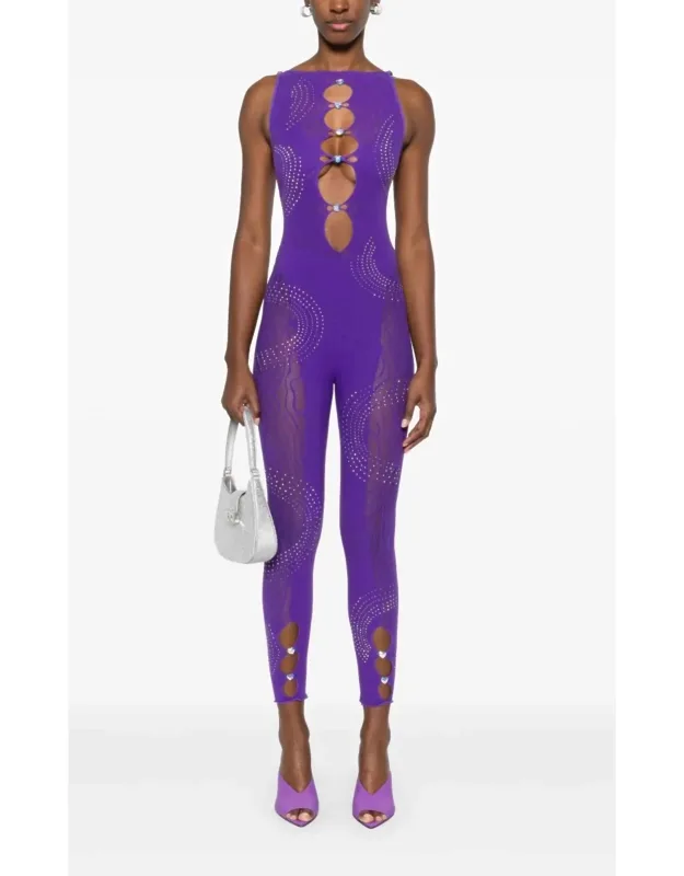 Rhinestoned Jumpsuit
