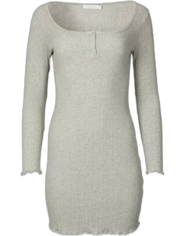 Ribbed Mini Dress