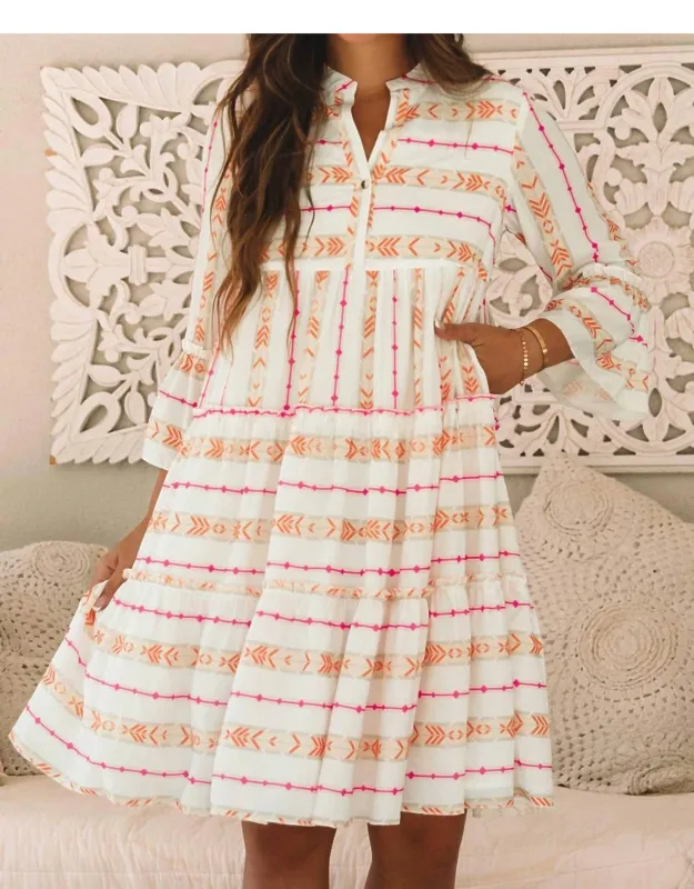 Bristol Bohemian Ruffled Pocket Dress