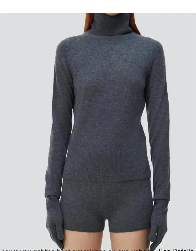 Dita Gloved Turtleneck Sweater