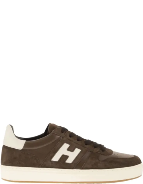 Lace-up Sneakers With Elevated Sole