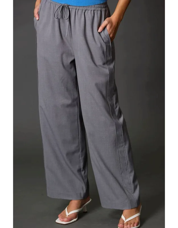 Double Hemline Trousers