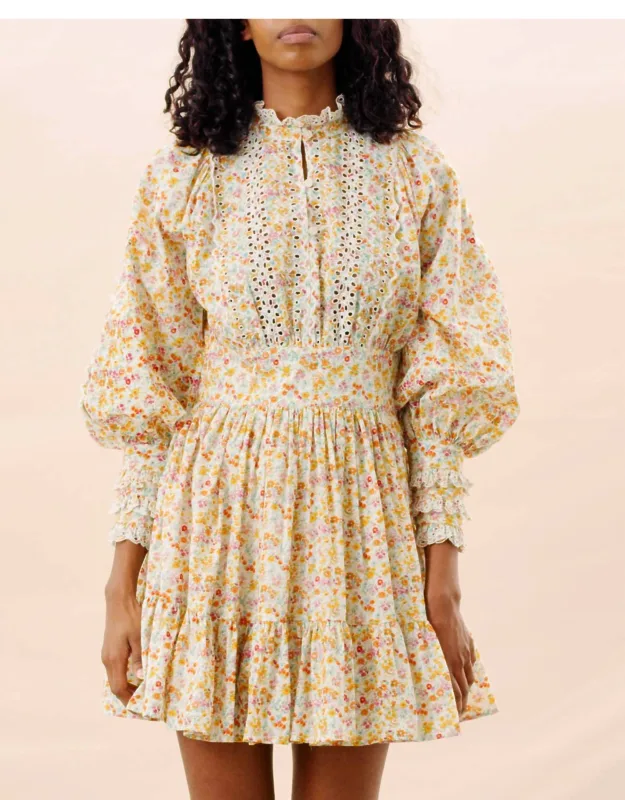 Cotton Slub Mini Dress
