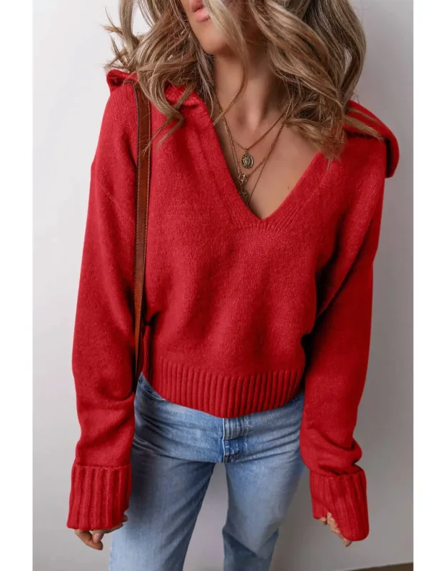 V Neck Sweater