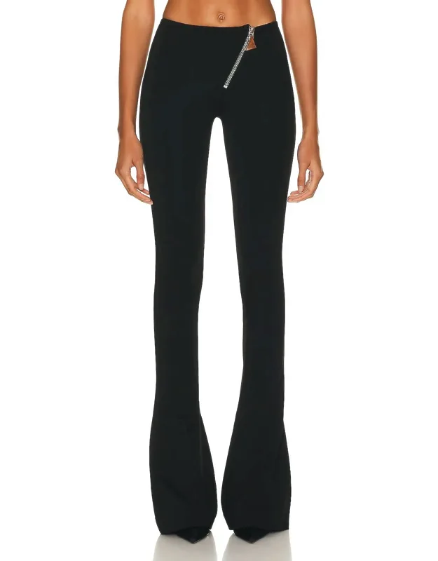 Pre-loved Flair Pants With Zip Detail
