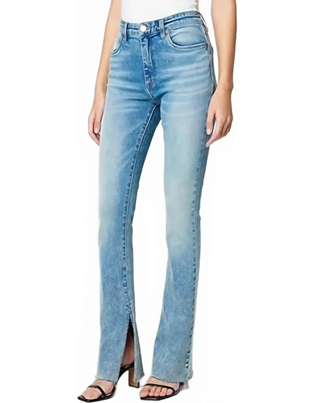 High Rise Miniflare Jeans