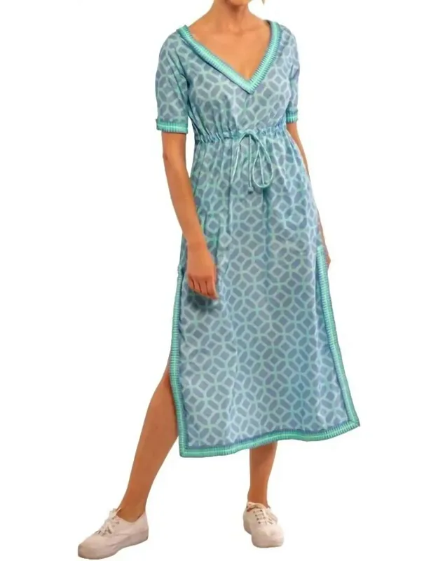 Surf's Up V-neck Dress