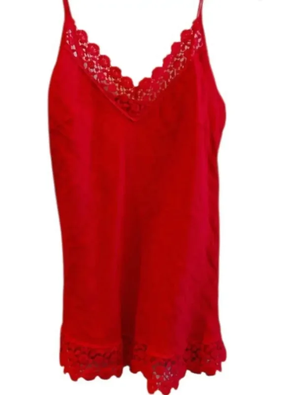 Grace Linen Lace Tank